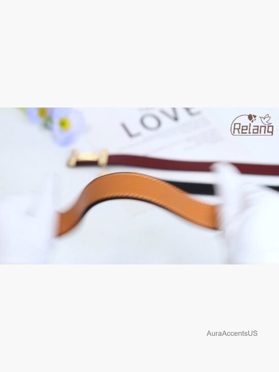 Elegant Women\'s PU Leather Belt with Gold Buckle, Adjustable main image 5